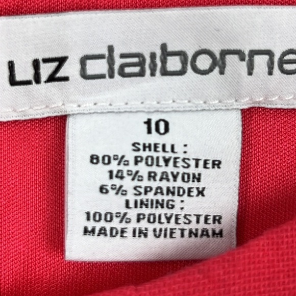 NWT  Liz Claiborne sleeveless belted dress - Picture 3 of 11